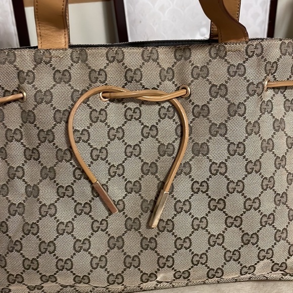 SOLD❤️Gucci Monogram Tote Canvass - Picture 8 of 17